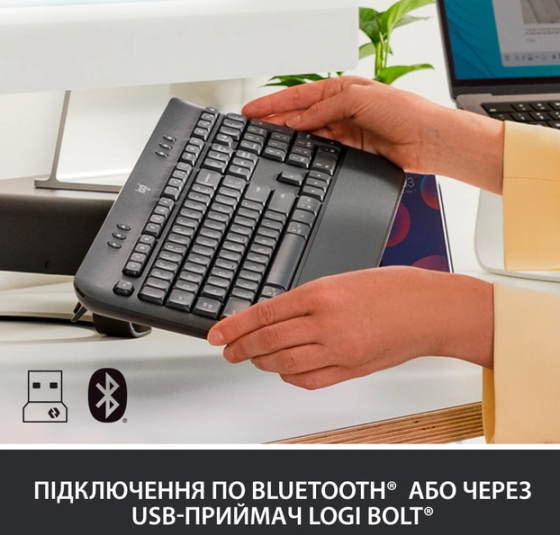 Клавіатура Logitech Signature K650, UA, Graphite (920-010945) (6823478) Київ