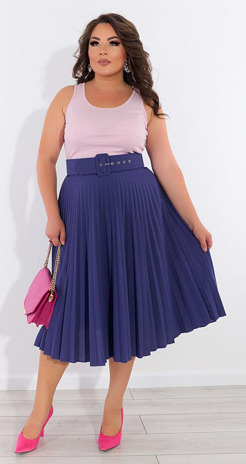 Красивый костюм с юбкой плиссе (52) Киев - изображение 4