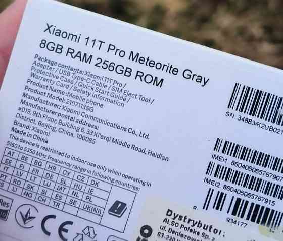 Топовий! Смартфон Xiaomi Mi 11T Pro 8/256Gb. Global version. Киев