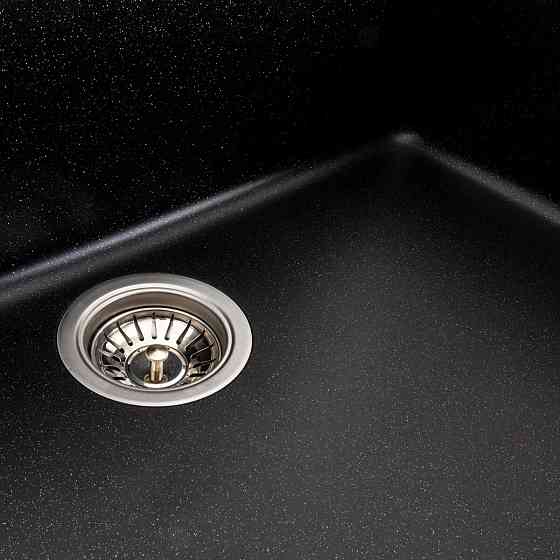 Гранітна мийка для кухні Platinum 7945 Paruana матова Чорний металік Коломыя