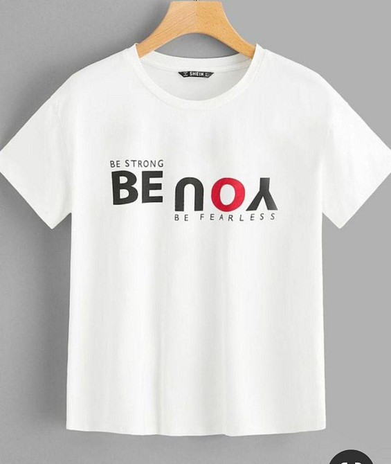 Футболка жіноча з принтом  42 Біла 2664082532 Дніпро - фото 1