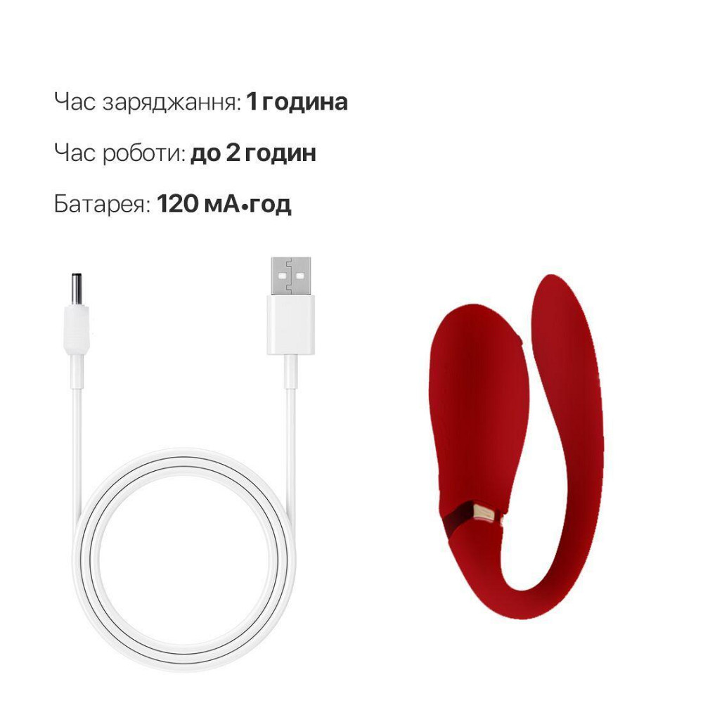 Смартвибратор для пар Zalo — Fanfan Bright Red Sex Aura Киев - изображение 7
