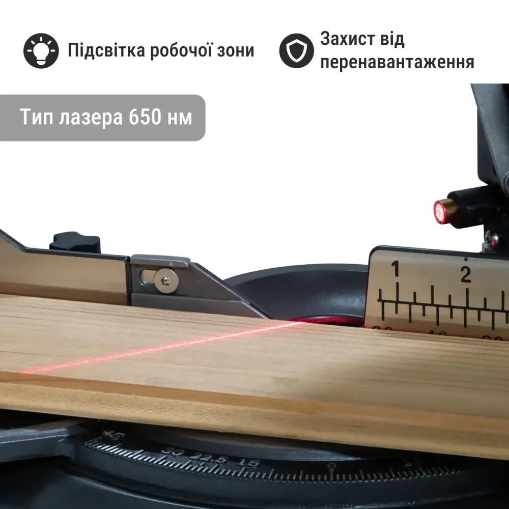 Акумуляторна Пила Торцювальна Procraft ,Торцювальна пила безщіткова 4200 об.хв,Пилка торцювальна акумуляторна безщіткова Львів - фото 7