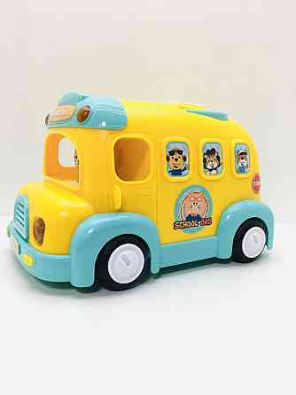 Сейф-скарбничка A-Toys Автобус звук /світло/ Жовтий (8118) Чернігів