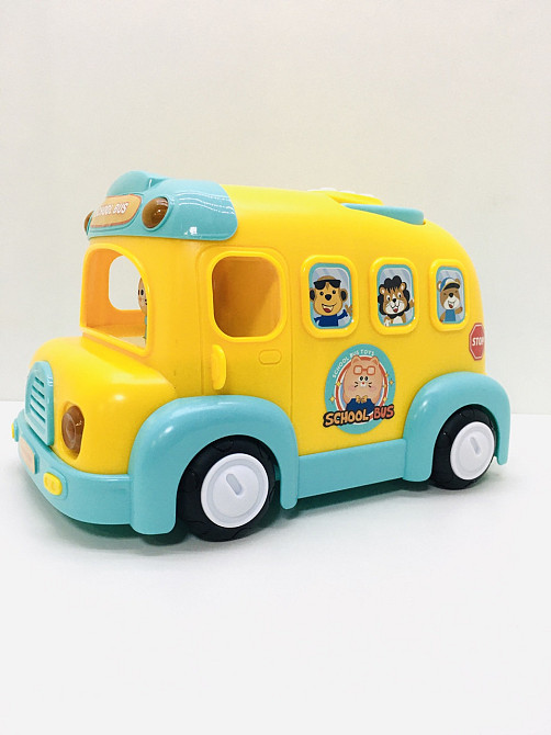 Сейф-скарбничка A-Toys Автобус звук /світло/ Жовтий (8118) Чернігів - фото 2