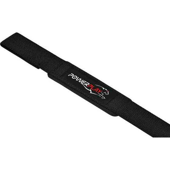 Лямки для тяги PowerPlay 7065 Classic Lifting Gym Straps Чорні Кам'янське