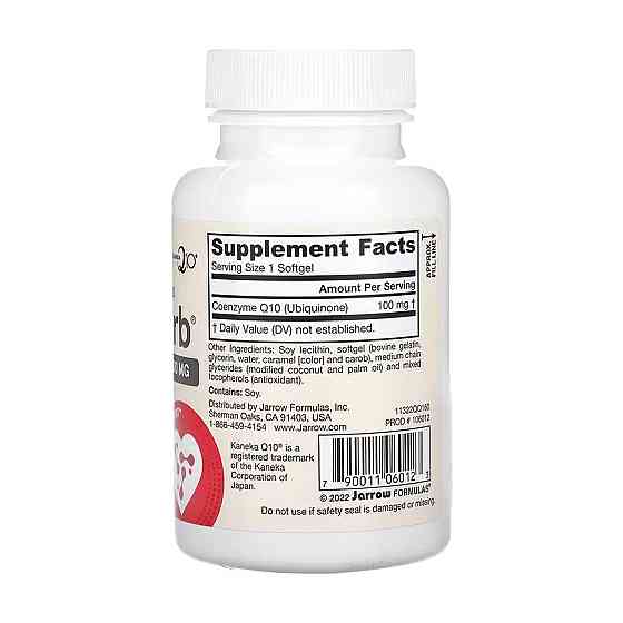Коэнзим Co-Q10 Jarrow Formulas Co-Q10 100mg 60 капс Киев