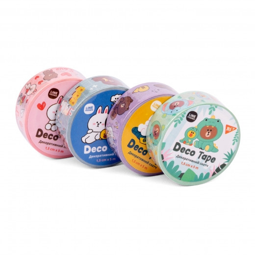 Стрічка паперова самоклеюча "Line Friends" 742880  1,5cм*5м, шт Київ - фото 1