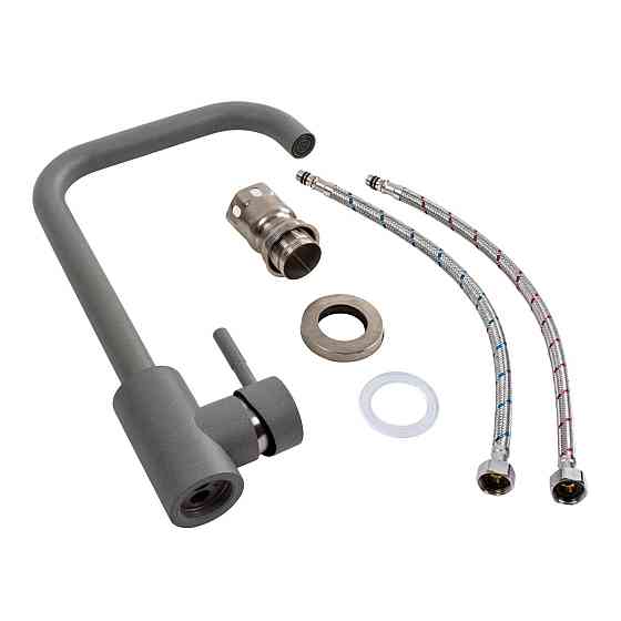 PLATINUM Змішувач кухонний Platinum NS02B (3008B) Сірий металік Киев