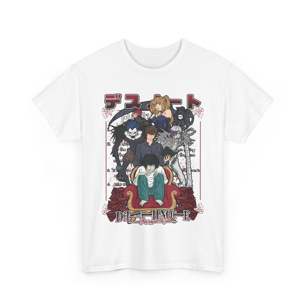 Футболка для мальчика аниме Тетрадь смерти оверсайз (рост от 165 до 180 ) Черний AnimeJ0168m Днепр - изображение 6