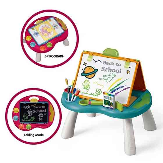 Магнитная доска двухсторонняя,детская на ножках CJ-2228206 Каменец-Подольский