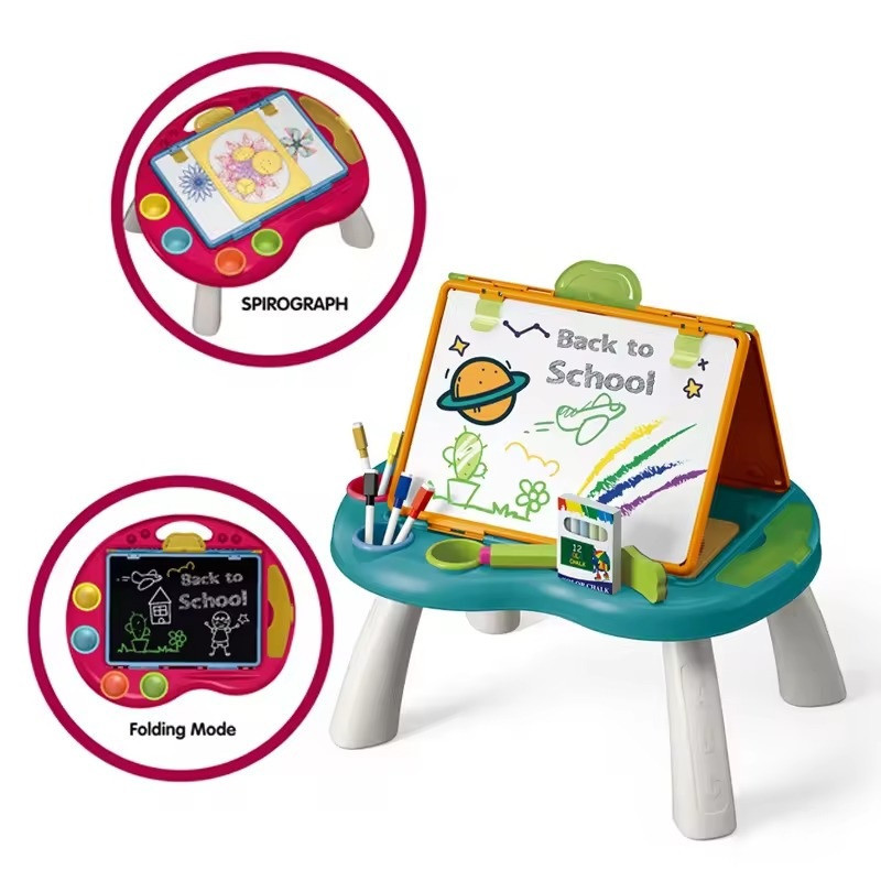 Магнітна дошка двостороння, дитяча на ніжках CJ-2228206 Кам'янець-Подільський - фото 3