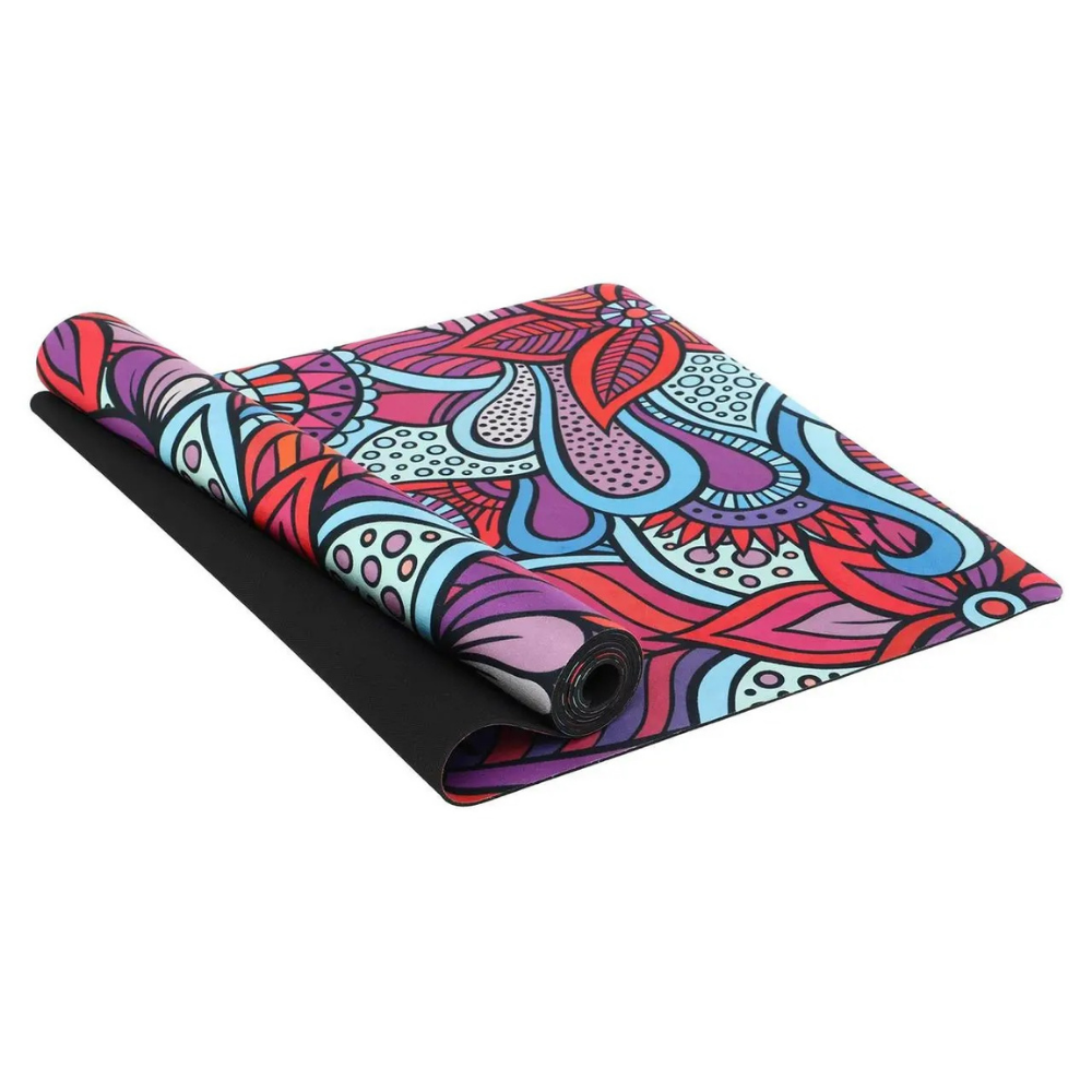 Килимок для йоги та фітнесу, складаний м'який килимок з сумкою перенесенням, спортивний каремат, яскравий 3D-принт Кам'янець-Подільський - фото 4