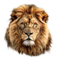 Термонаклейка на одежду модная Лев Киев - изображение 1