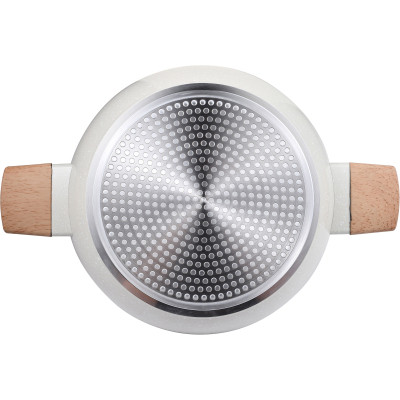 Сотейник Bergner Naturally з кришкою 28 см (BG-34747-CR) Вінниця - фото 3