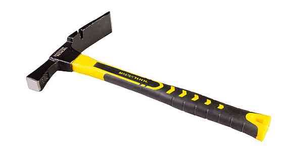 Молоток муляра MASTERTOOL 600 г HRC 50 рукоятка фібергласова 380 мм 02-0124 Коломыя
