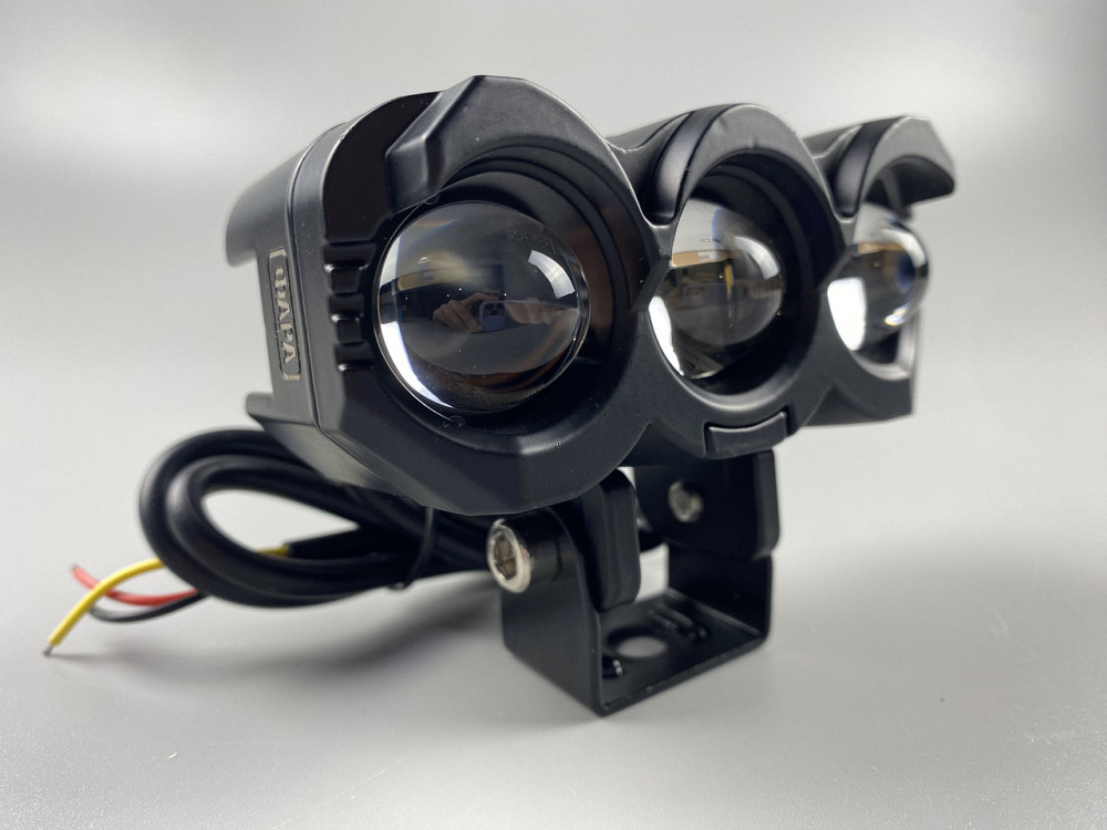 LED фара світлодіодна додаткова 30W з чіткою світловою межею, фара для мотоцикла комбо-промінь Мукачево - фото 7