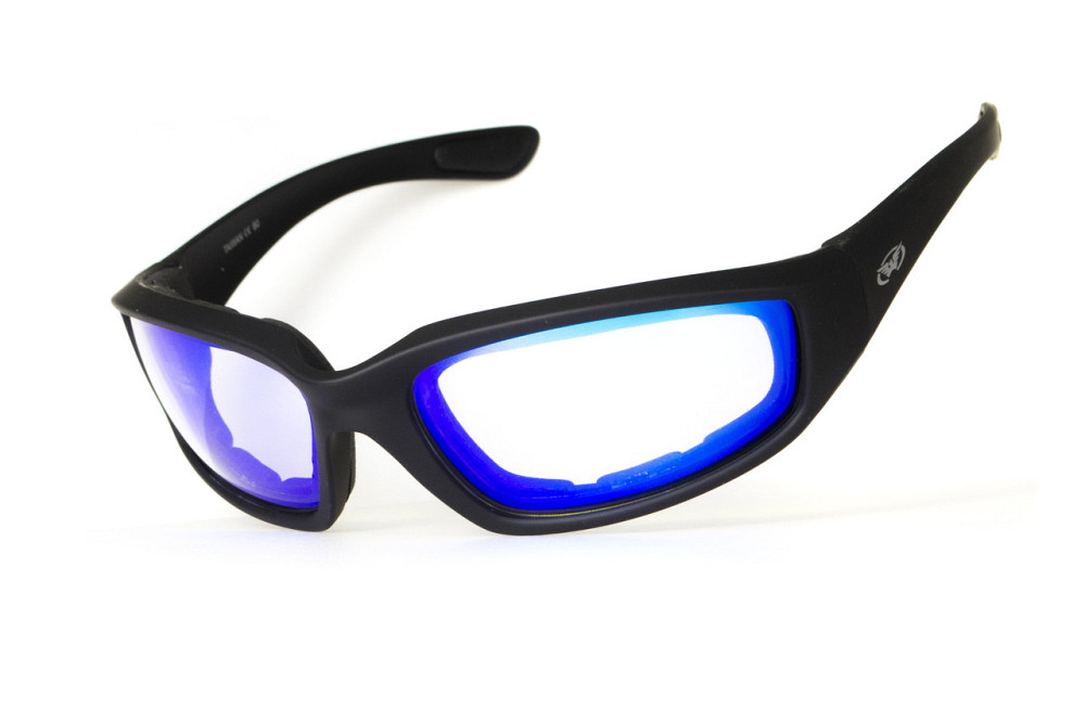 Окуляри фотохромні (захисні) Global Vision KickBack Photochromic (G-Tech™ blue) Anti Fog, фотохромні дзеркальні сині Запоріжжя - фото 1
