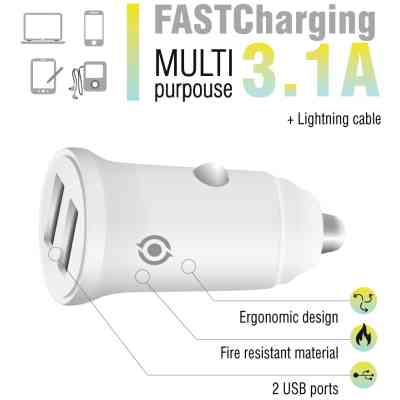 Зарядное устройство Piko CC-312 (2USB3,1A) + Lightning cable (1283126538810) Винница