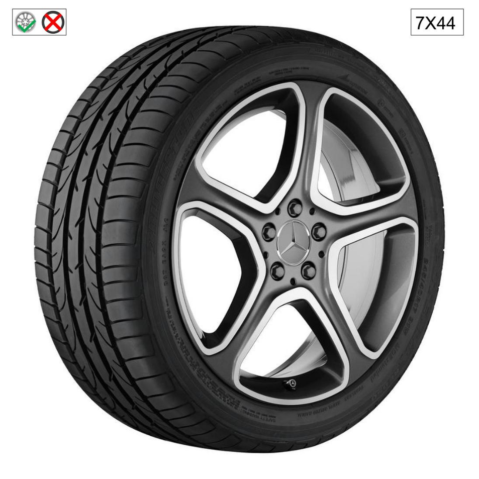 Mercedes-Benz  A2464011902 7X44 Комплект дисків 4 шт із датчиками тиску A0009050030 CLA Shooting Brake X117 CLA C117 Одесса - изображение 4