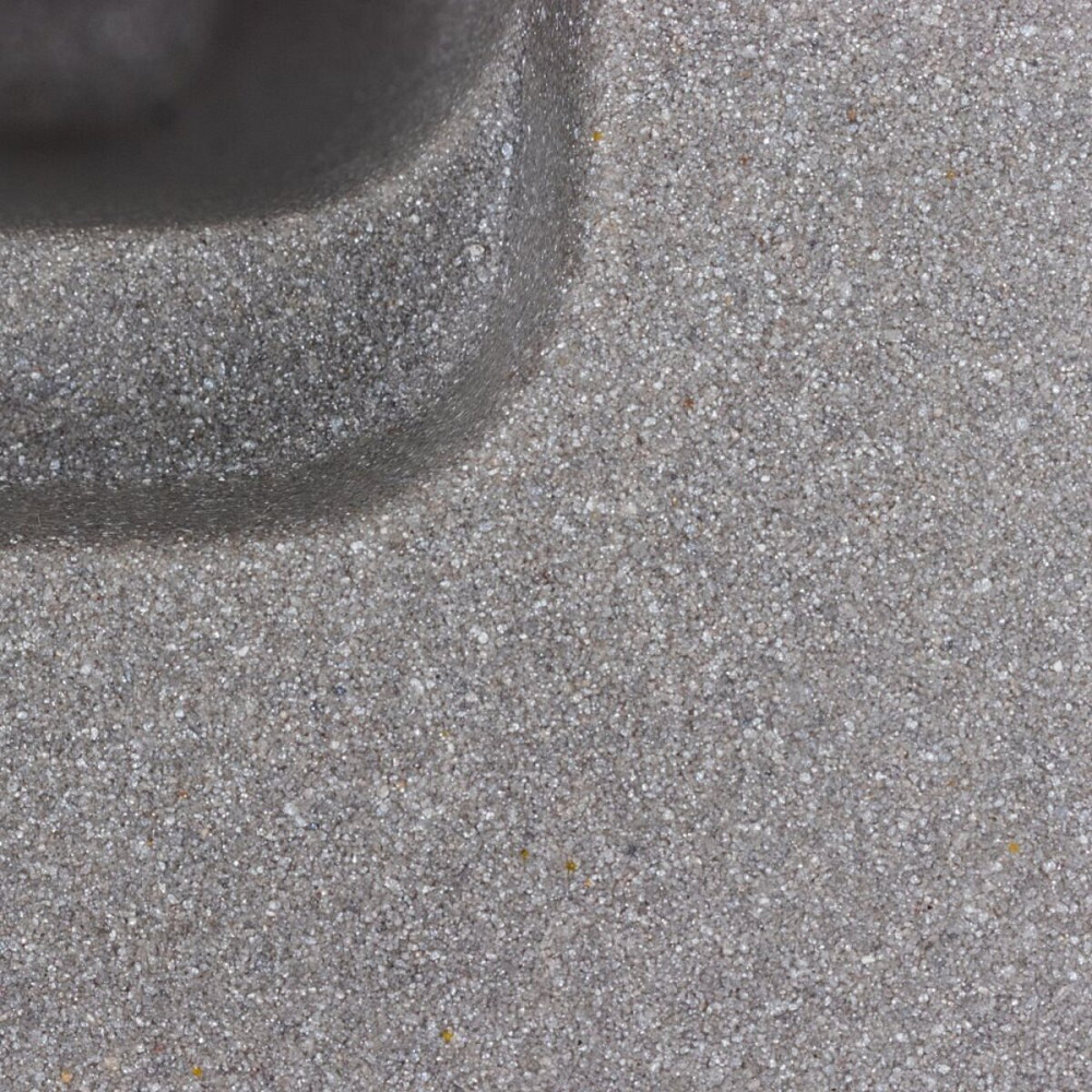 Гранітна мийка для кухні VALESO NIKA 7545 матова Сірий мусон Коломыя - изображение 7