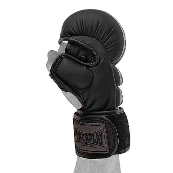 Перчатки для MMA PowerPlay PP_3033 Ultra Matt Черные M Киев