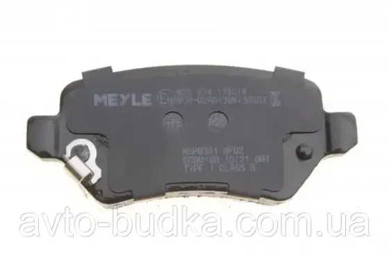 Гальмівні колодки задні на Opel Astra H Meyle 0252341715/W Новый Роздол