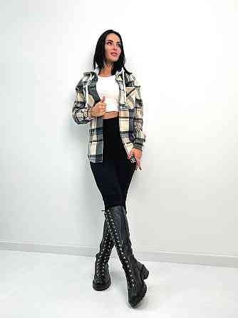 Жіноча тепла сорочка "Delta" оптом | Норма Бежевий, 46-48 Київ