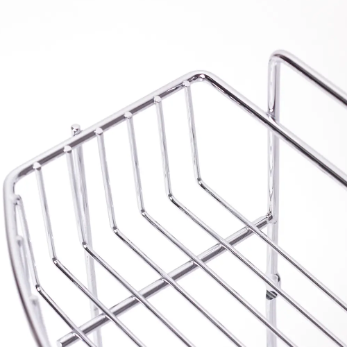 Полиця для ванної кімнати напівовальна 2-ярусна 29*30*13см хромована сталь Besser Житомир - изображение 5