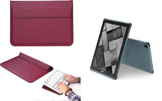 Чехол-конверт VitoCase для Acer ENDURO Urban T3, с функцией подставки для планшета Бордовый Киев