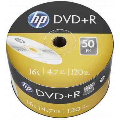 Диск DVD HP DVD+R 4.7GB 16X 50шт (69305/DRE00070-3) Винница