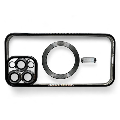 Чехол для мобильного телефона BeCover TPU Chrome Case (MagSafe) для Apple iPhone 16 Pro Max Black (712085) Винница - изображение 4