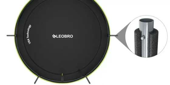 Батут із внутрішньою захисною сіткою 252 см LEOBRO Pro 8FT GREEN Київ