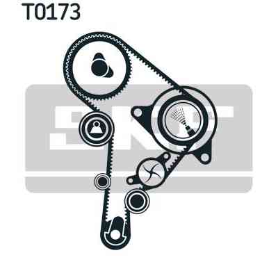 Комплект ремня ГРМ с помпой SKF VKMC 01130-2 Винница