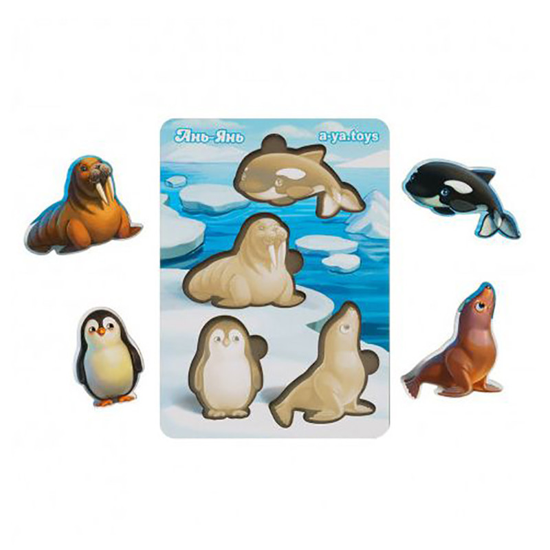 Деревянный пазл-вкладыш 