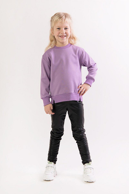 Світшот дитячий, фарбований,бузковий, жовтий топ Крохатушка одяг Київ - фото 3