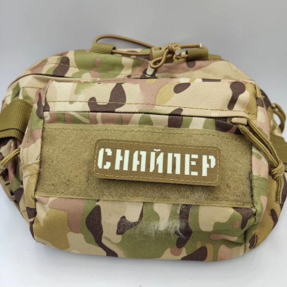 Патч / шеврон Снайпер ЗСУ Laser Cut койот Запоріжжя