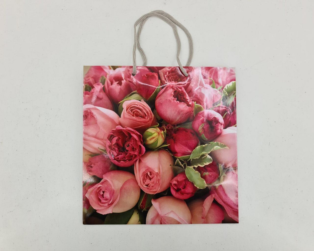 Пакет бумажный подарочный квадратный 23*24*10(артKV-008) (12 шт) Харьков - изображение 3