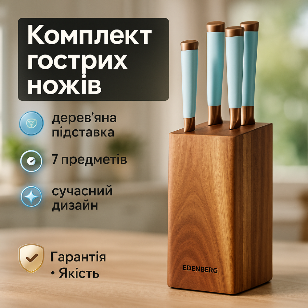 Набір металевих ножів, Хороші ножі для кухарів, Набір кулінарних ножів для готування BZ-49 Львів - фото 10