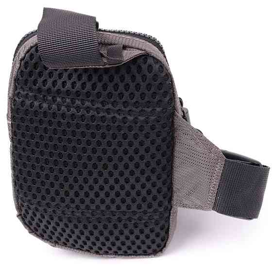 Удобная слинг сумка для путешествий из качественного текстиля Vintage 22869 Серый Киев