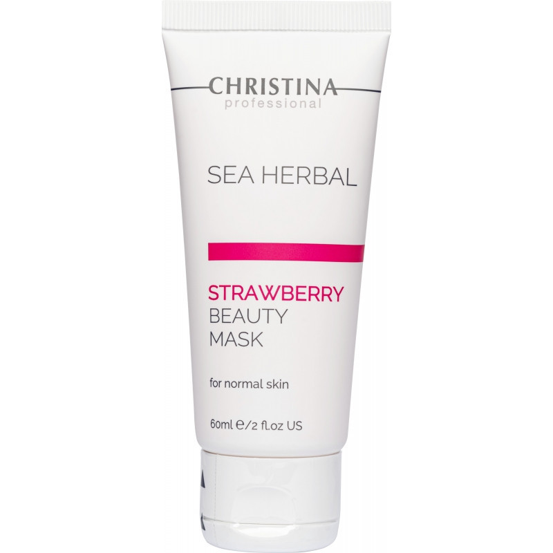 Полунична маска краси для нормальної шкіри Christina Sea Herbal Beauty Mask Strawberry 60 мл Дніпро - фото 1