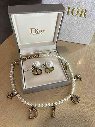 Діор набір підвіска та сережки / Dior Одеса