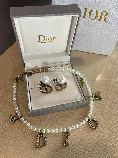 Діор набір підвіска та сережки / Dior Одеса - фото 1