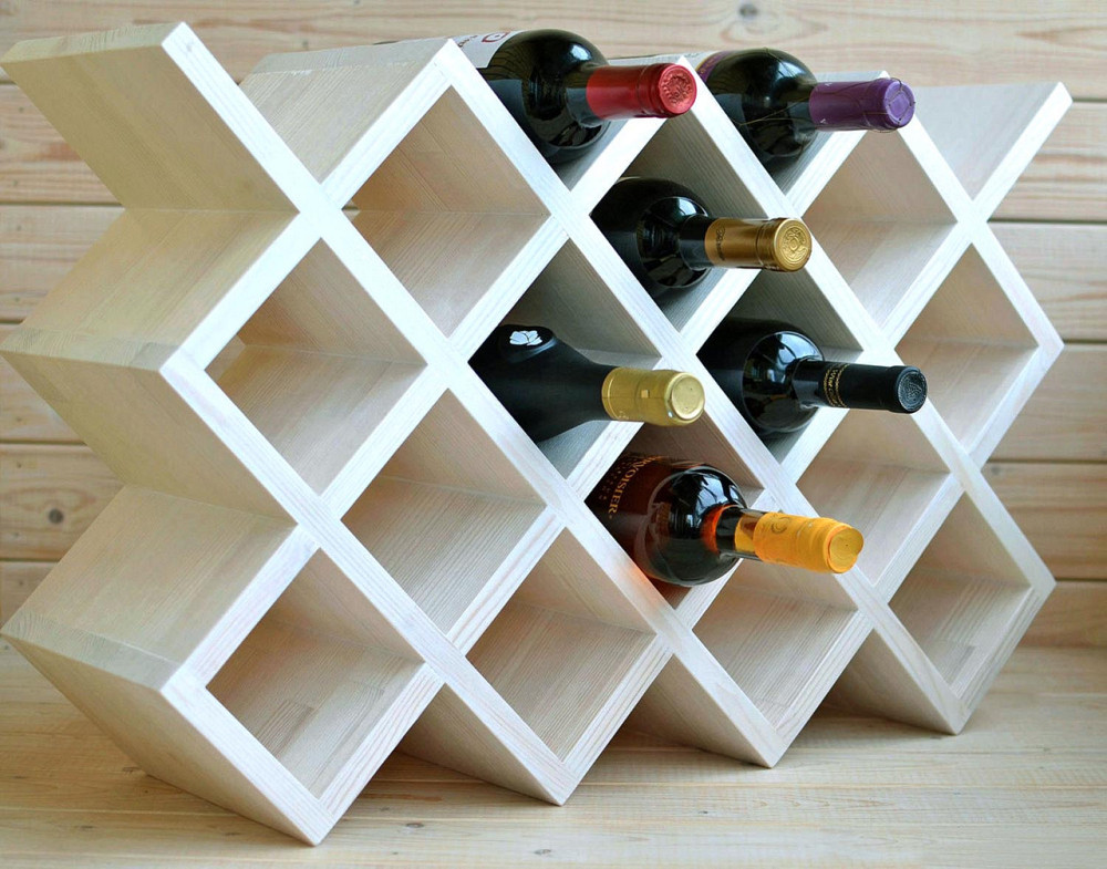 Настольная винная полка 
