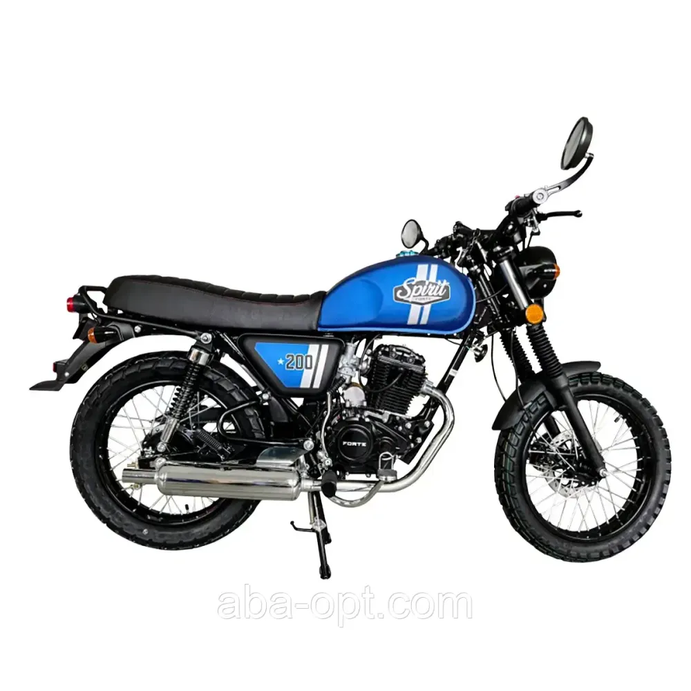 МОТОЦИКЛ FORTE SK200 Объем 200 см3 13.5 к.с шины 18