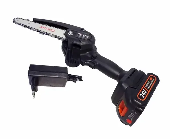 Аккумуляторная цепная пила, кусторез CHAIN SAW 6'' TL 0600 (в комплекте, чемодан,1АКБ и зарядка) Одесса - изображение 7