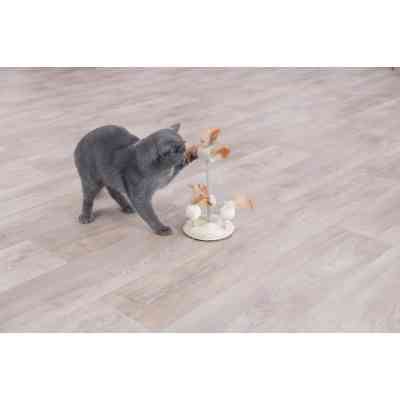 Игрушка для кошек Trixie Мячи с перьями на пружинах 15 x 30 см (4011905407210) Винница