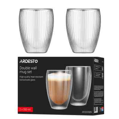Набір склянок Ardesto 350 мл 2 шт (AR2635BN) Вінниця