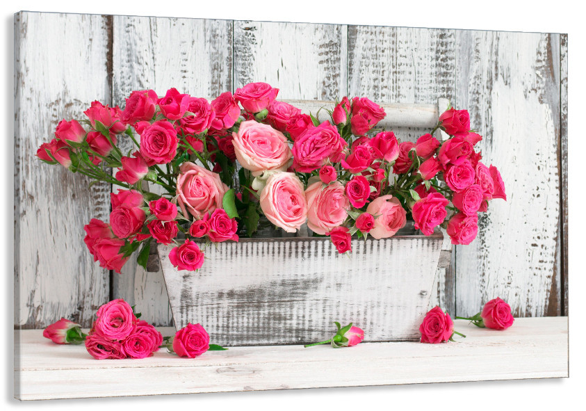 Картина холст у вітальню / спальню   Троянди    MLP_70 ( 60х30см ) 80х160см Київ - фото 1