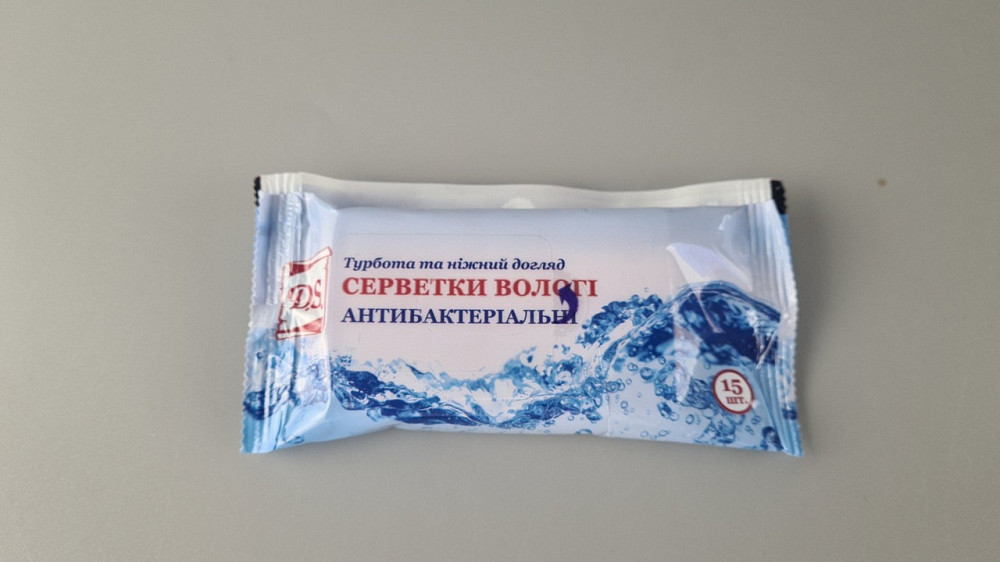 Влажная салфетка  15 шт 